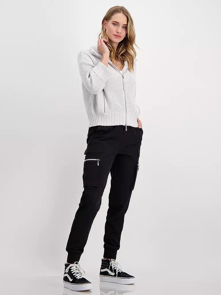MONARI Strickjacke hellgrau
