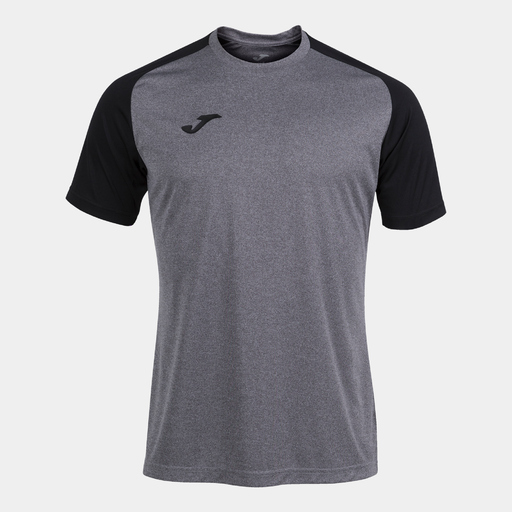 Camiseta Manga Corta Joma Academy Iv Gris Melange Negro