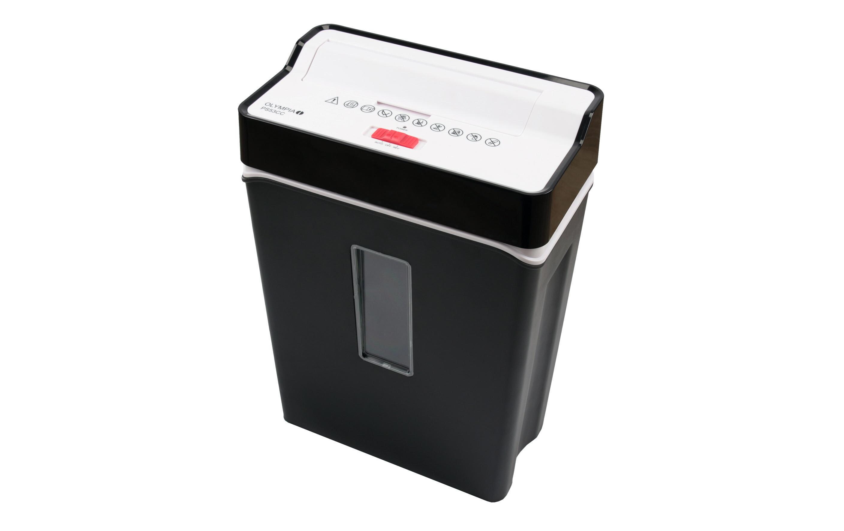 Aktenvernichter PS 53CC P-4, 6 SeitenAktenvernichter für Papier und Kreditkarten