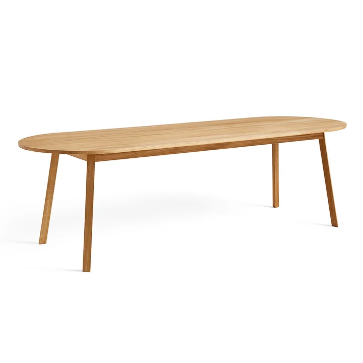 HAY - Triangle Leg Esstisch 250 x 85 cm, Eiche geölt