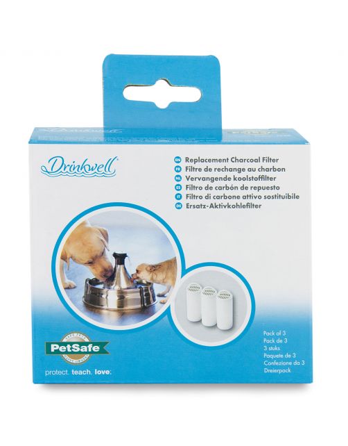 Petsafe Drinkwell 360 Vervangende Koolstoffilter - Hondendrinkbak - 3 stuks
