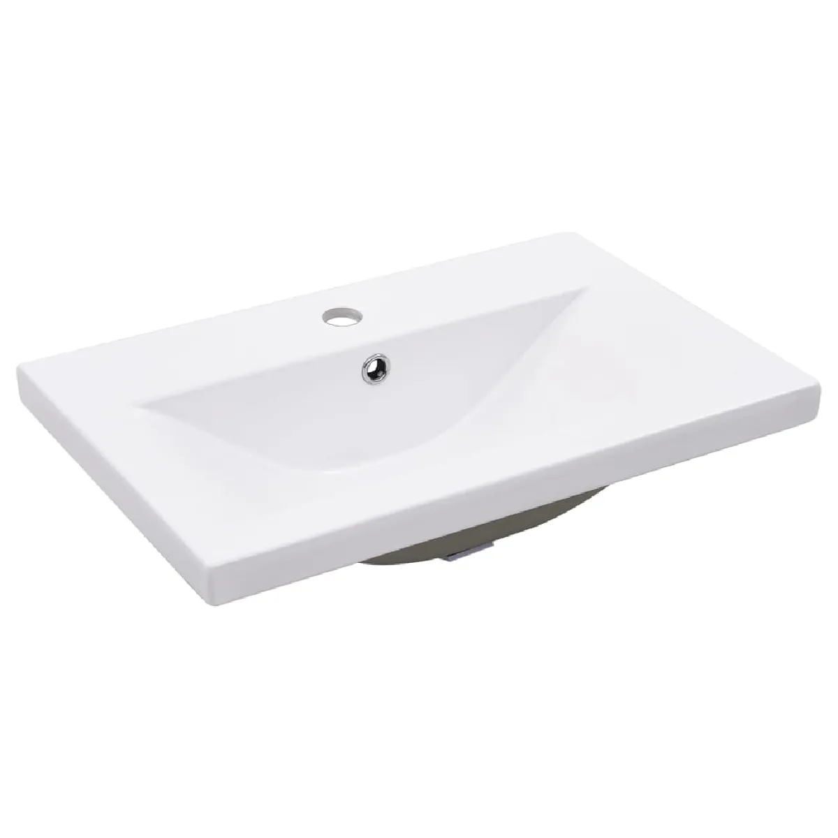 vidaXL Cadre lavabo salle de bain 59x38x83 cm - Noir