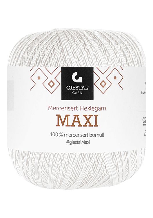 Heklegarn Maxi 100gr garnnøste