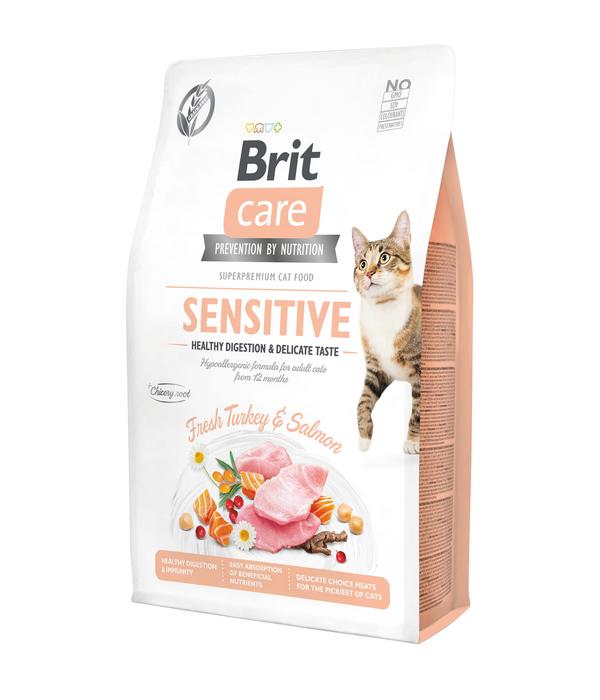 Brit Care Trockenfutter für Katzen Sensitive
