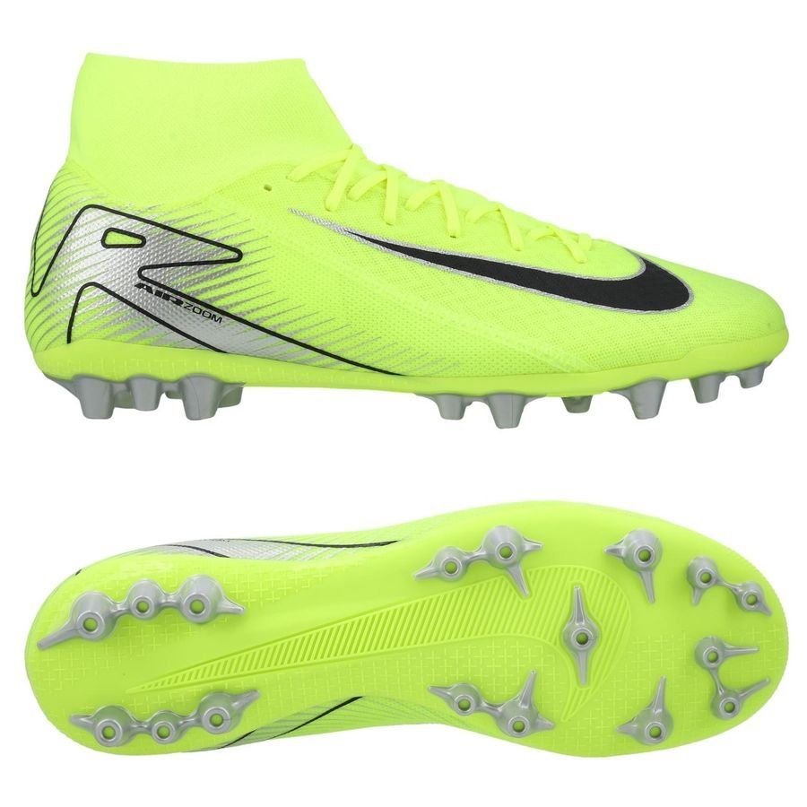 Nike Air Zoom Mercurial Superfly 10 Academy AG Mad Voltage - Jaune Fluo/Noir