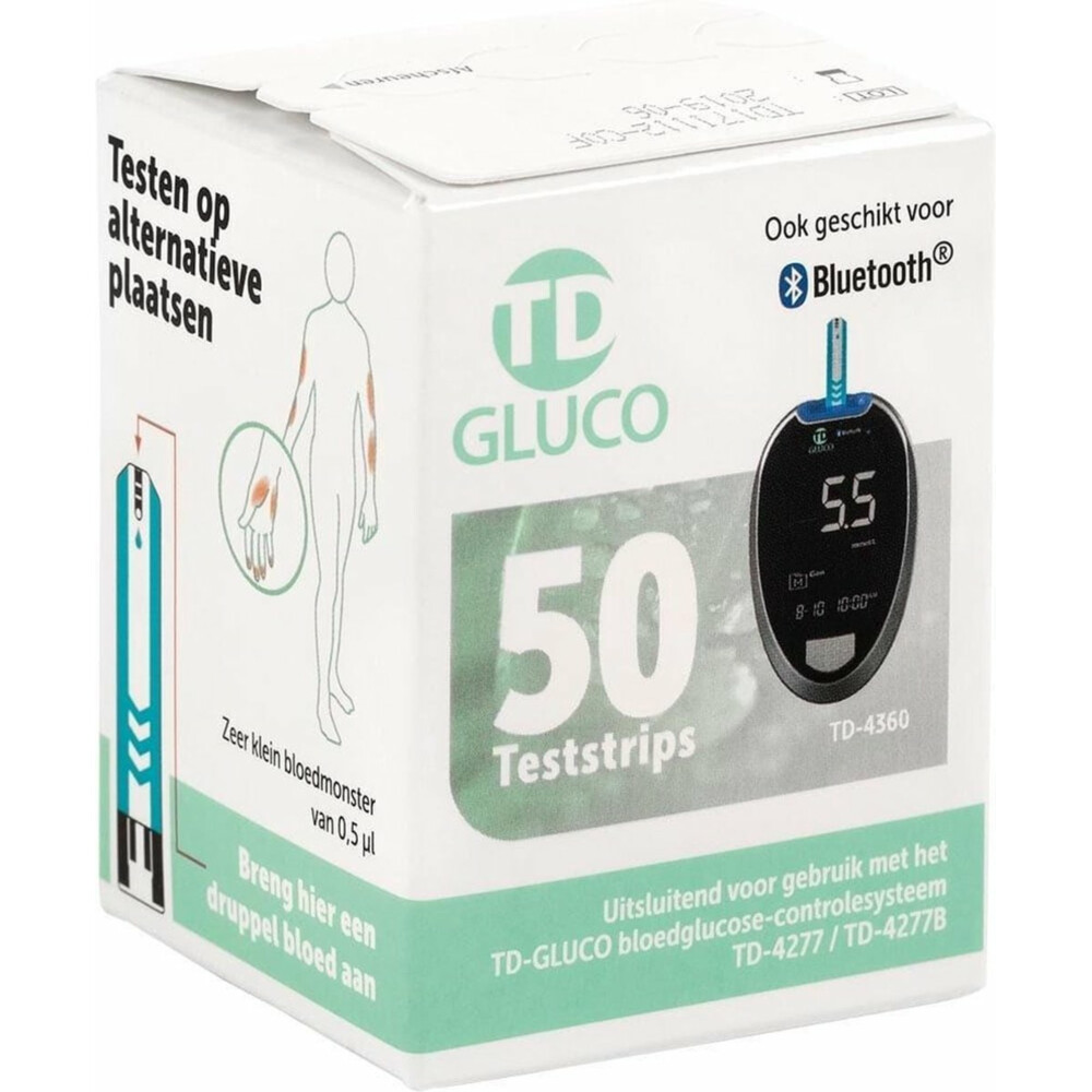 HT One TD Glucose Teststrips50 stuks