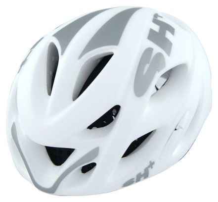 Casque de vélo Shirocco S-Tech blanc / argent mat