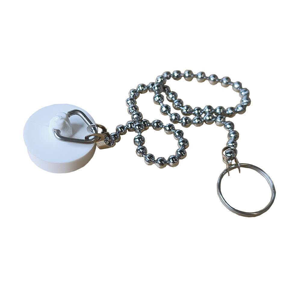 Bouchon avec chaînette pour bonde Ø19 à 32 mm