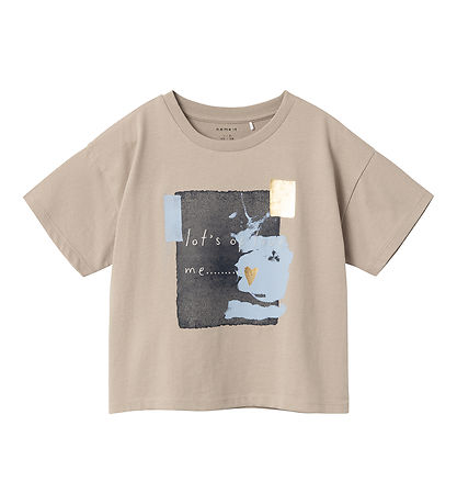 Name It T-shirts - NkfFlotter - Short Loose - Reines Kaschmir