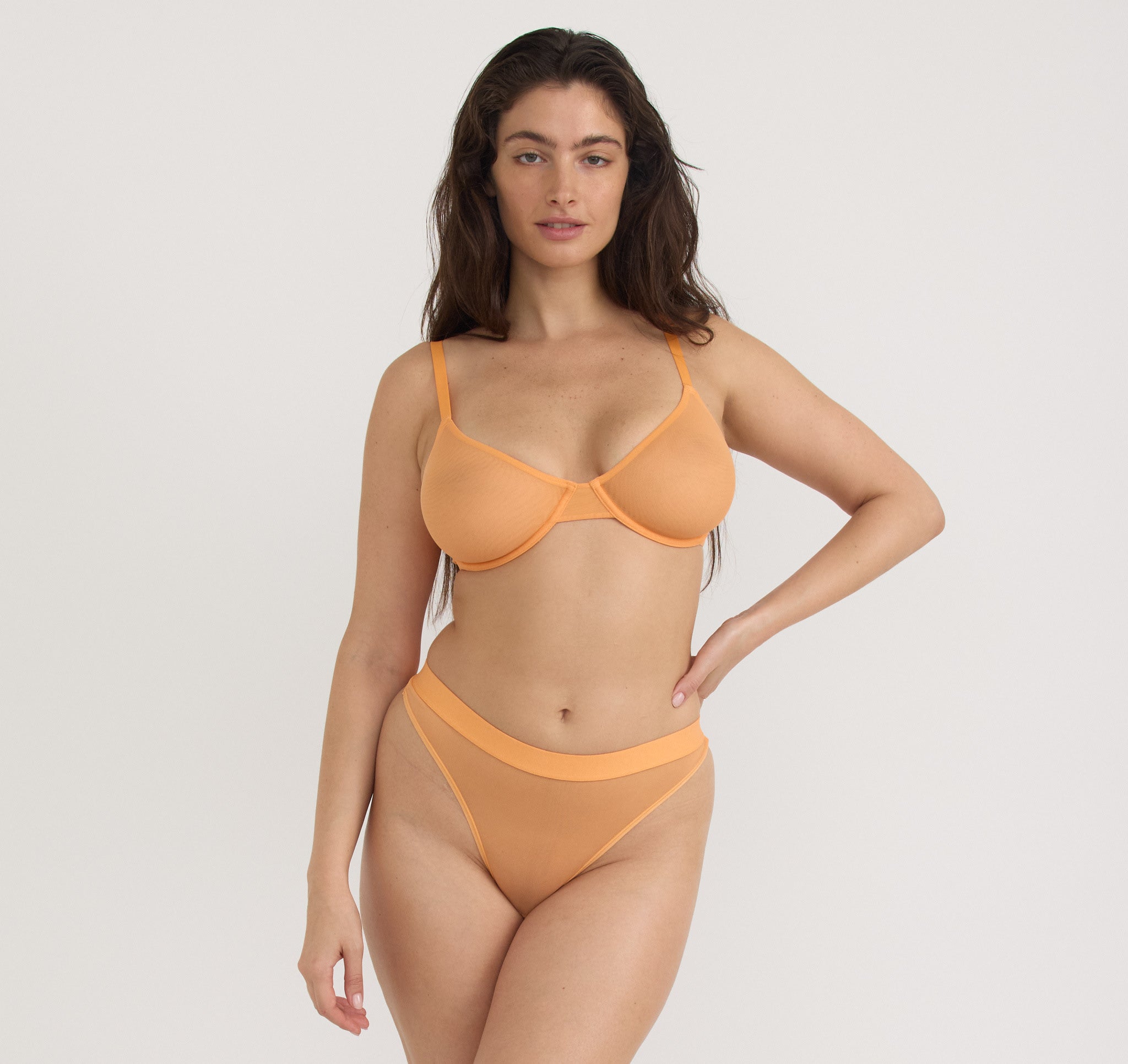 RECYCLED NYLON<br>Mesh Thong