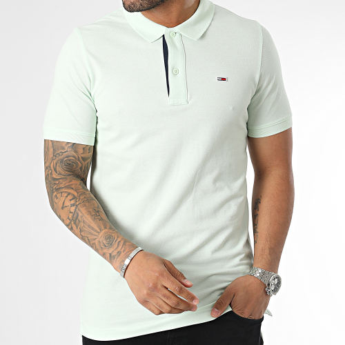 Polo Manches Courtes Slim Placket 5940 Vert Clair