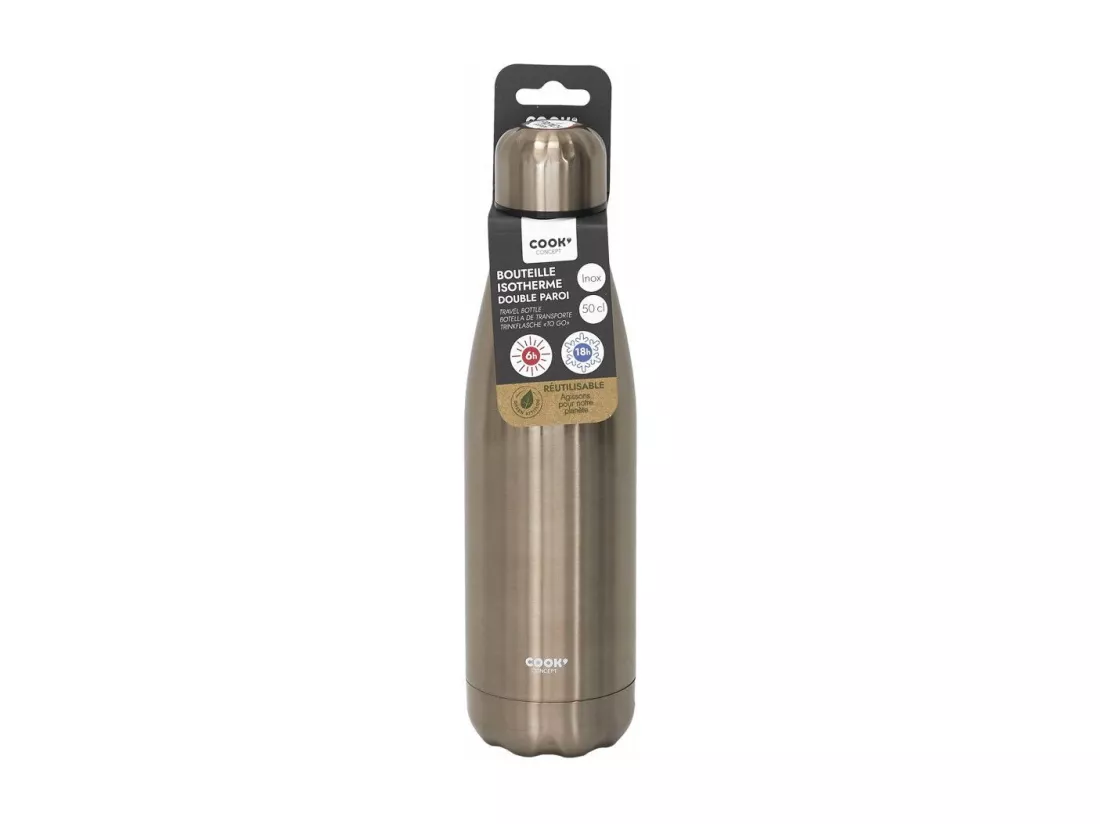 Bouteille de transport isotherme - 50CL - Beige