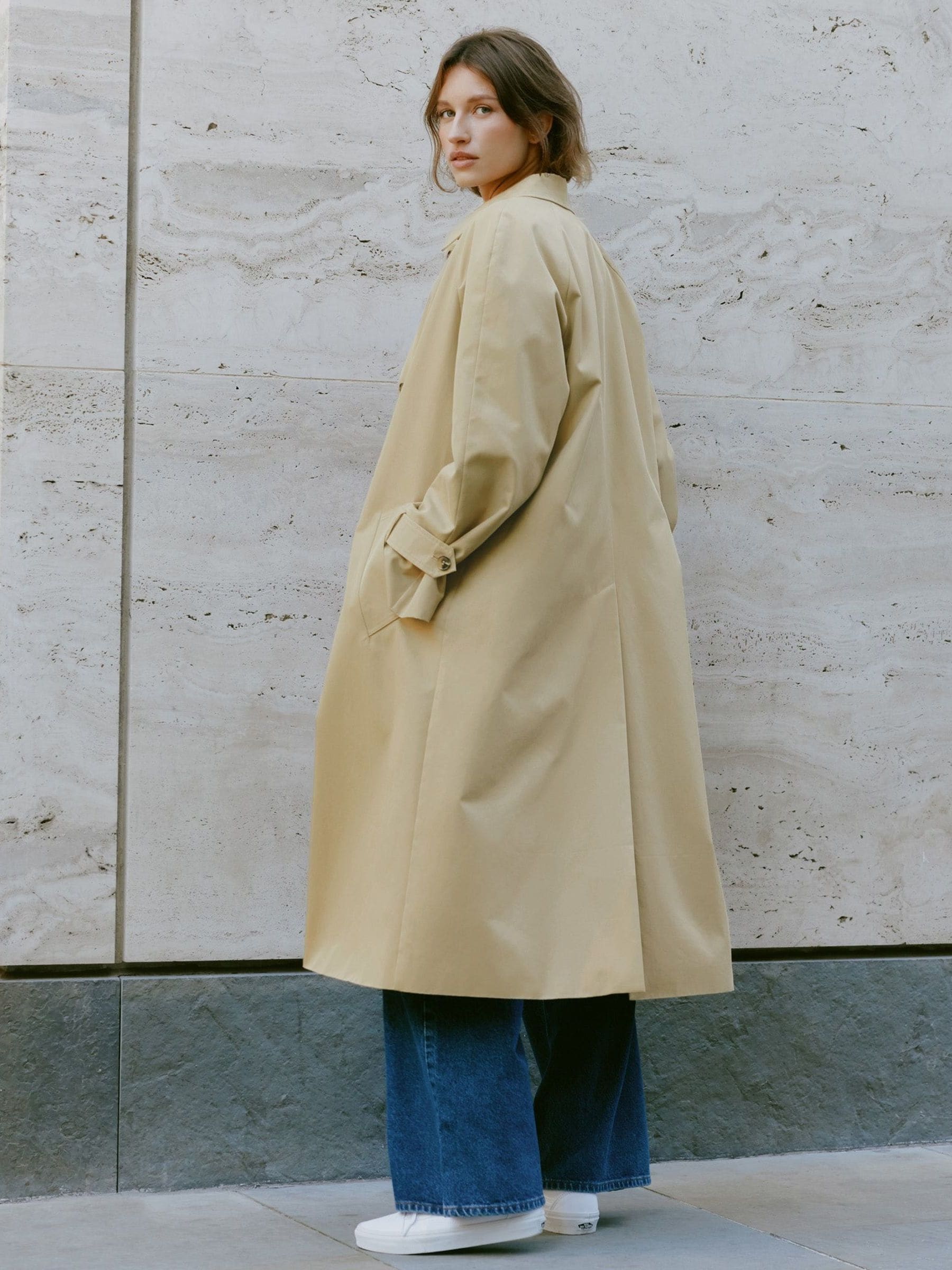 Albaray Natural SB Trench Coat