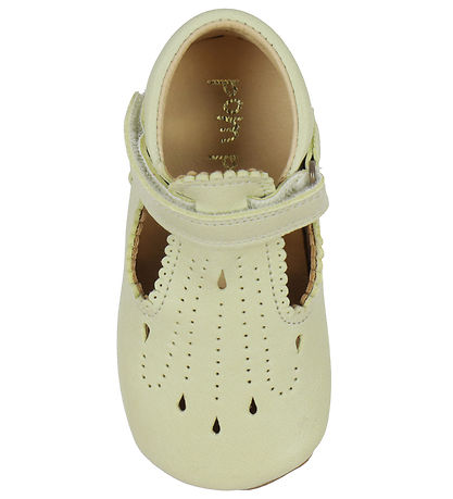 Pom Pom Ballerina Hausschuhe - T-Stange - Soft Lemon