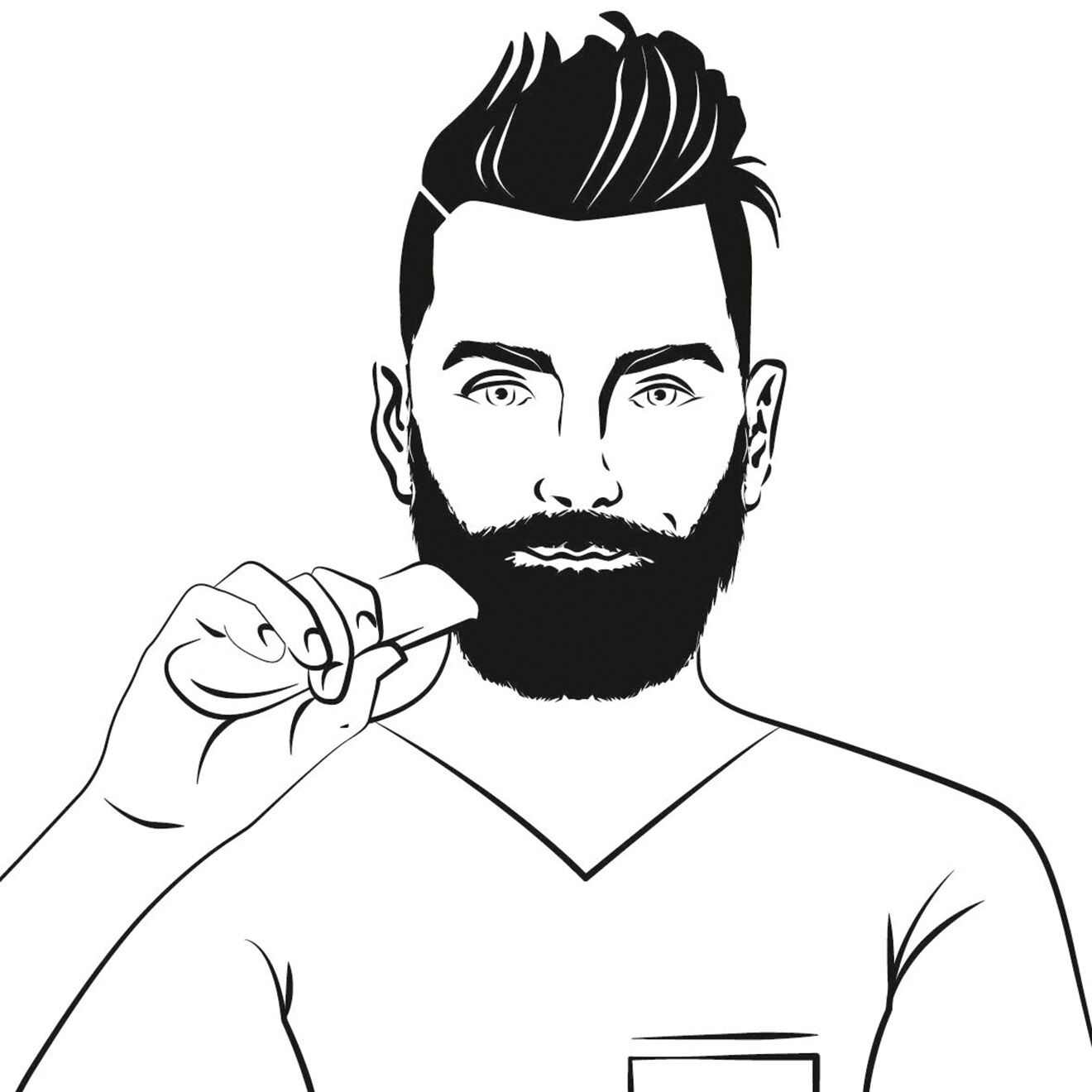 Beurer Tondeuse à barbe Barbers Corner HR 4000