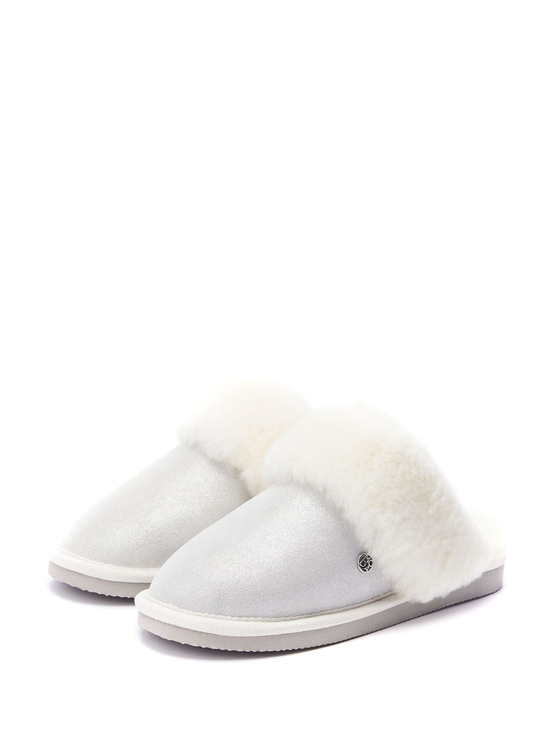 Wit - Moda in Pelle Nightfall Shearling Slippers Mules