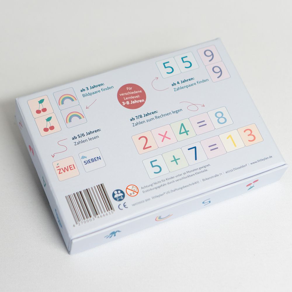 littleplan® 4in1 Erste-Hilfe-Memospiel