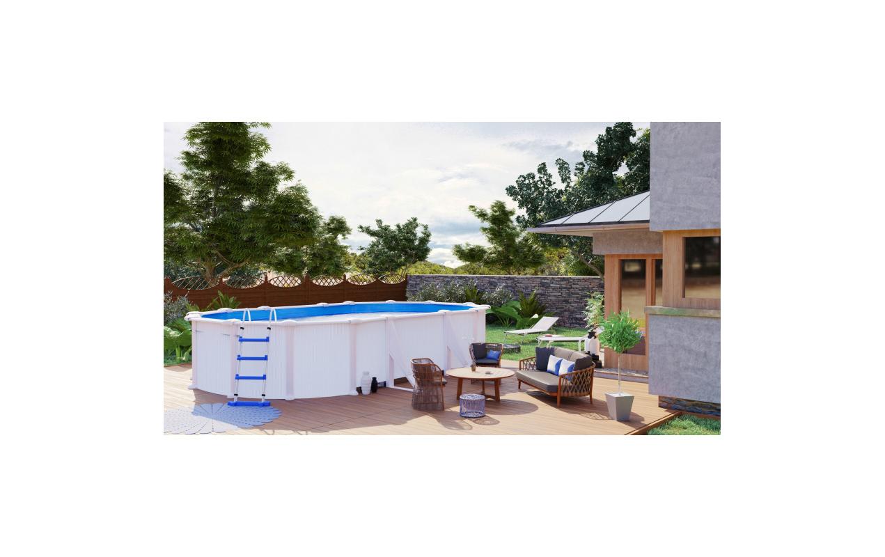 Pool KIT Dream Fidji, 610 x 375 x 120 cm<br>Ovalbecken