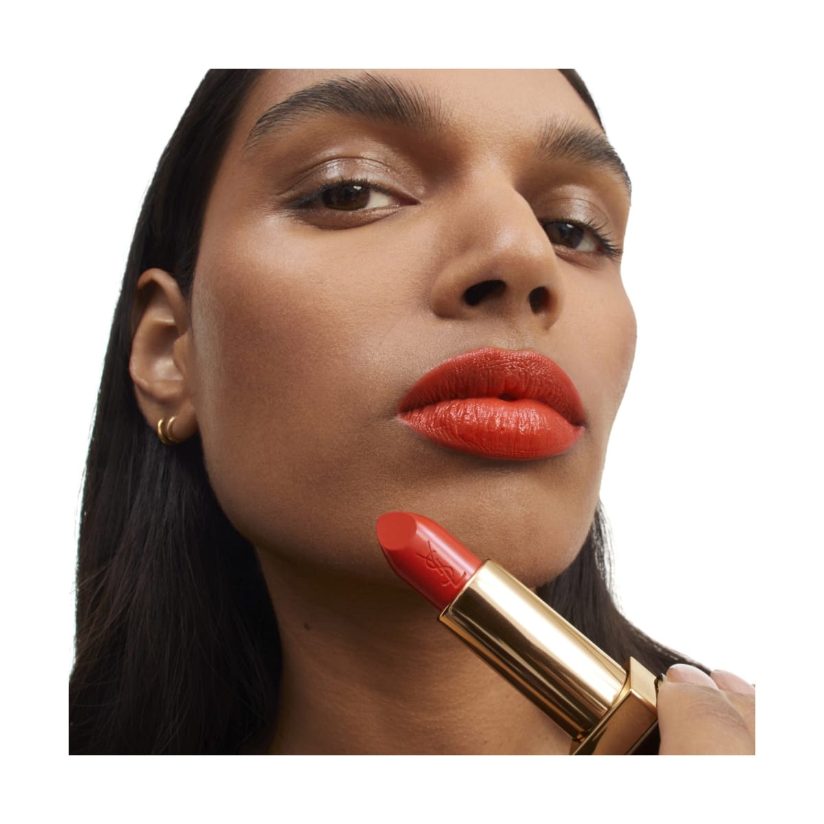 YVES SAINT LAURENT Rouge Pur Couture Rouge à lèvres fini satin - Couleur intense et confort