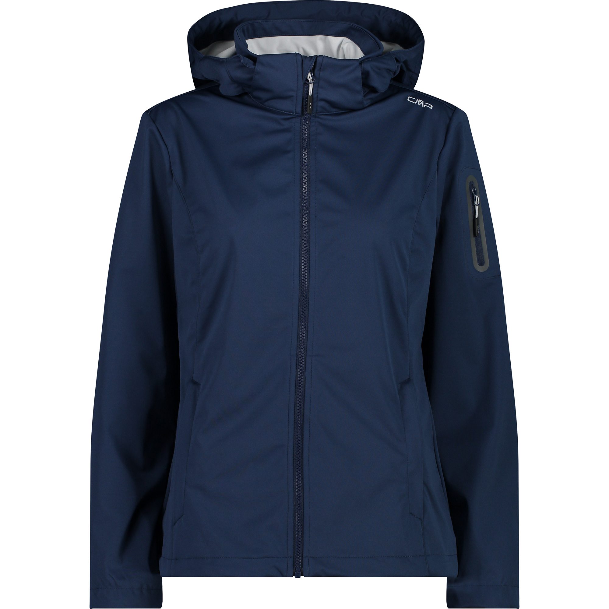 CMP Zip Hood Softshelljacke Damen blau