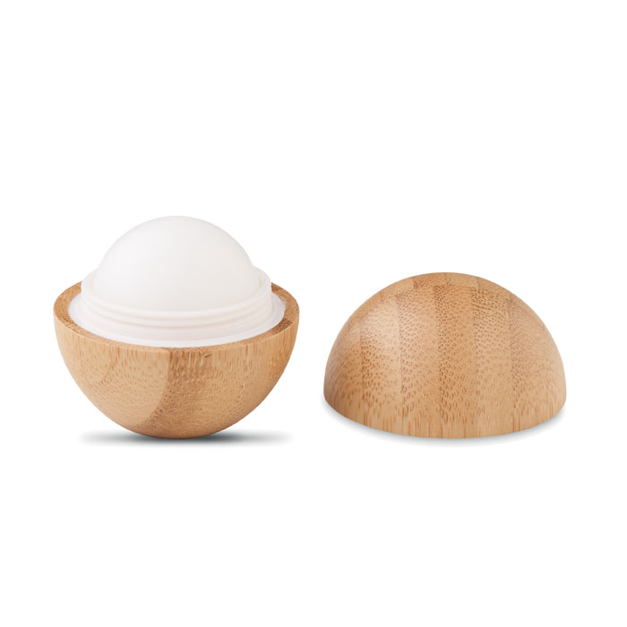 GiftRetail MO6753 - SOFT LUX Baume à lèvres boitier bambou