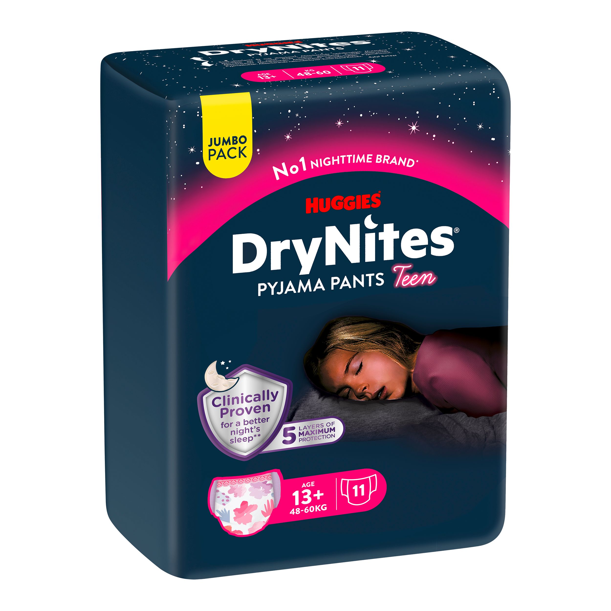 Huggies DryNites Nachtwindeln Mädchen ab 13 bis ca. 17 Jahre