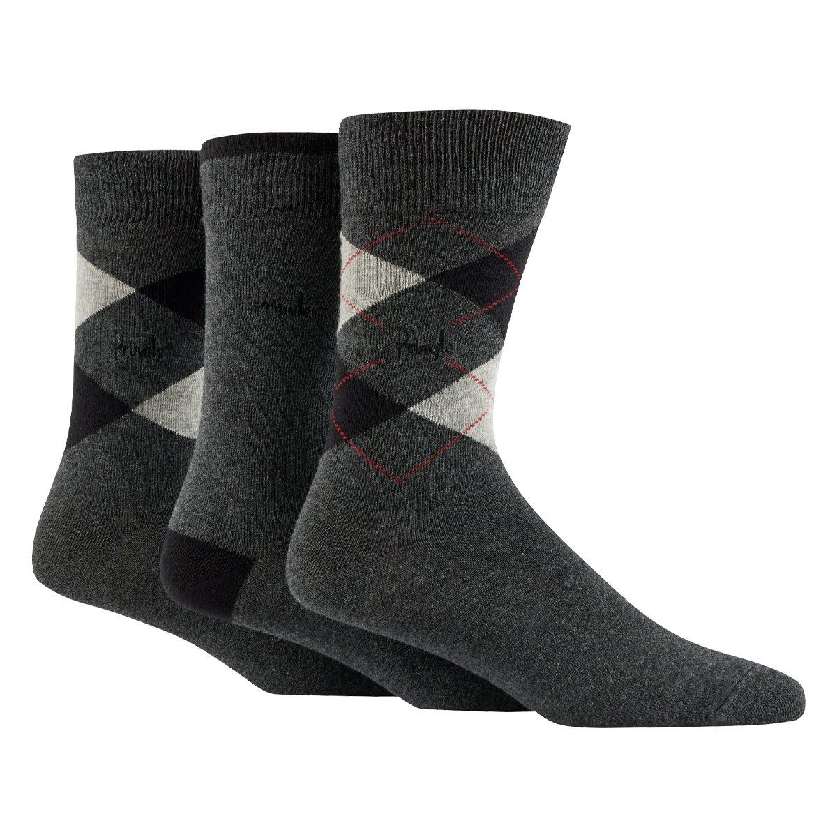Pringle Argyle Gift Box Cotton Socks 3 Pack