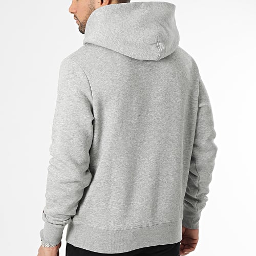 Sweat Capuche Hilfiger Curve Logo 0013 Gris Chiné