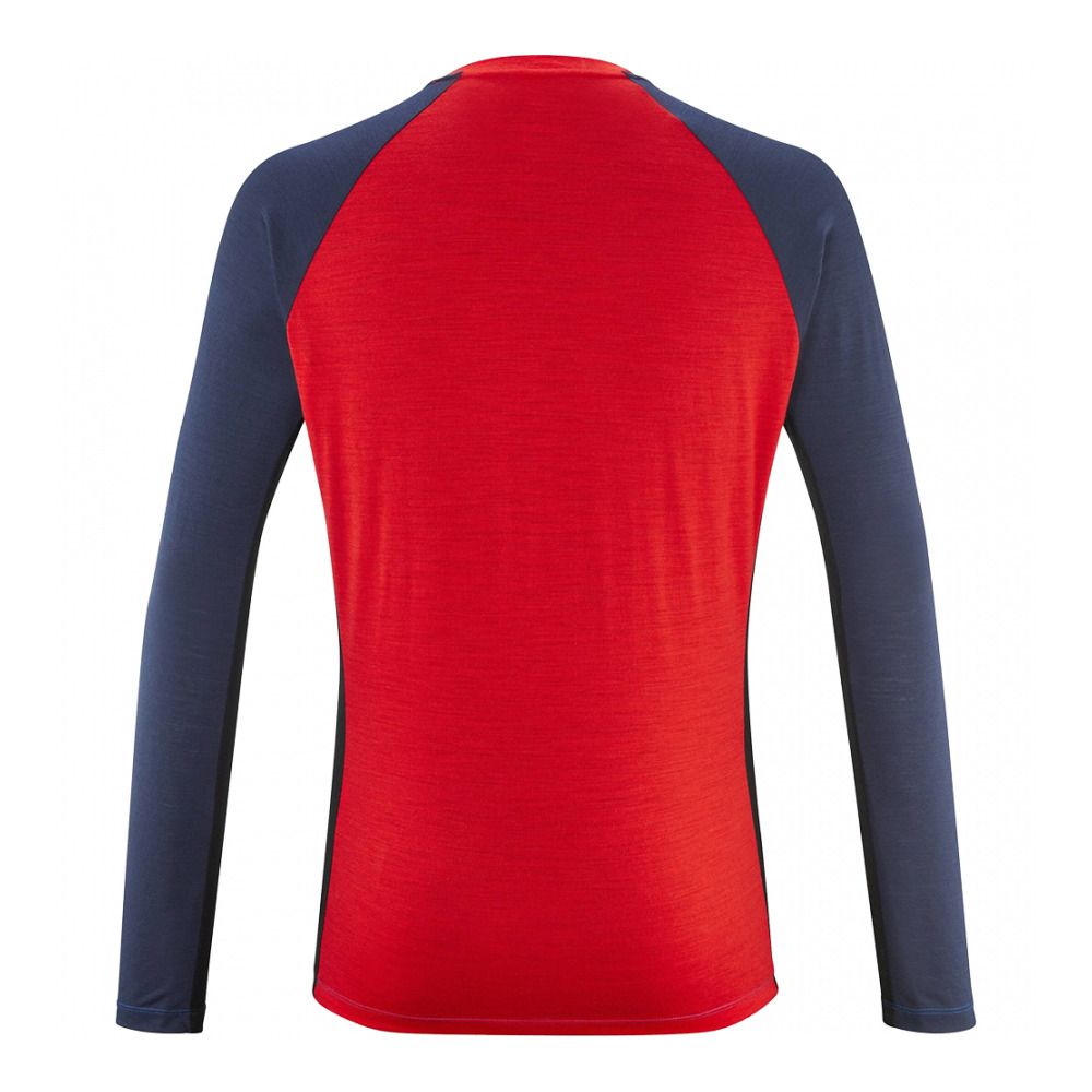 Millet TRILOGY WOOL - Maillot Homme rouge/noir
