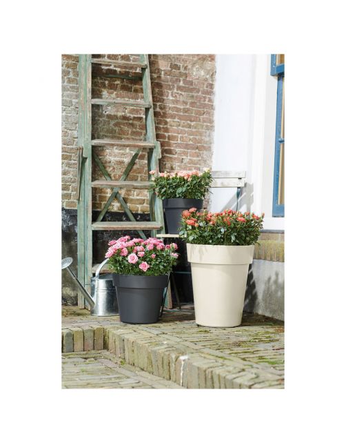 Elho Bloempot Green Basics Top Planter Rond Wit - Buitenpot