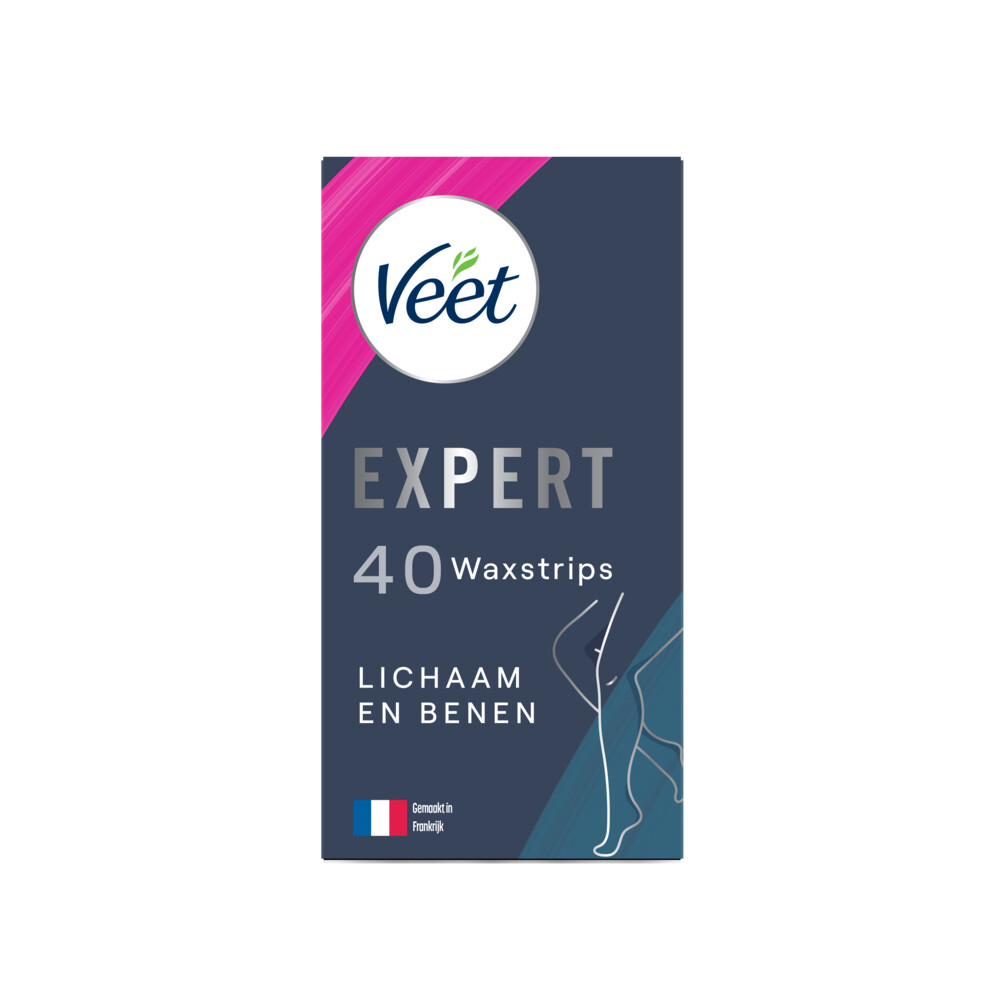 Veet Expert Waxstrips Benen Sensitive40 stuks