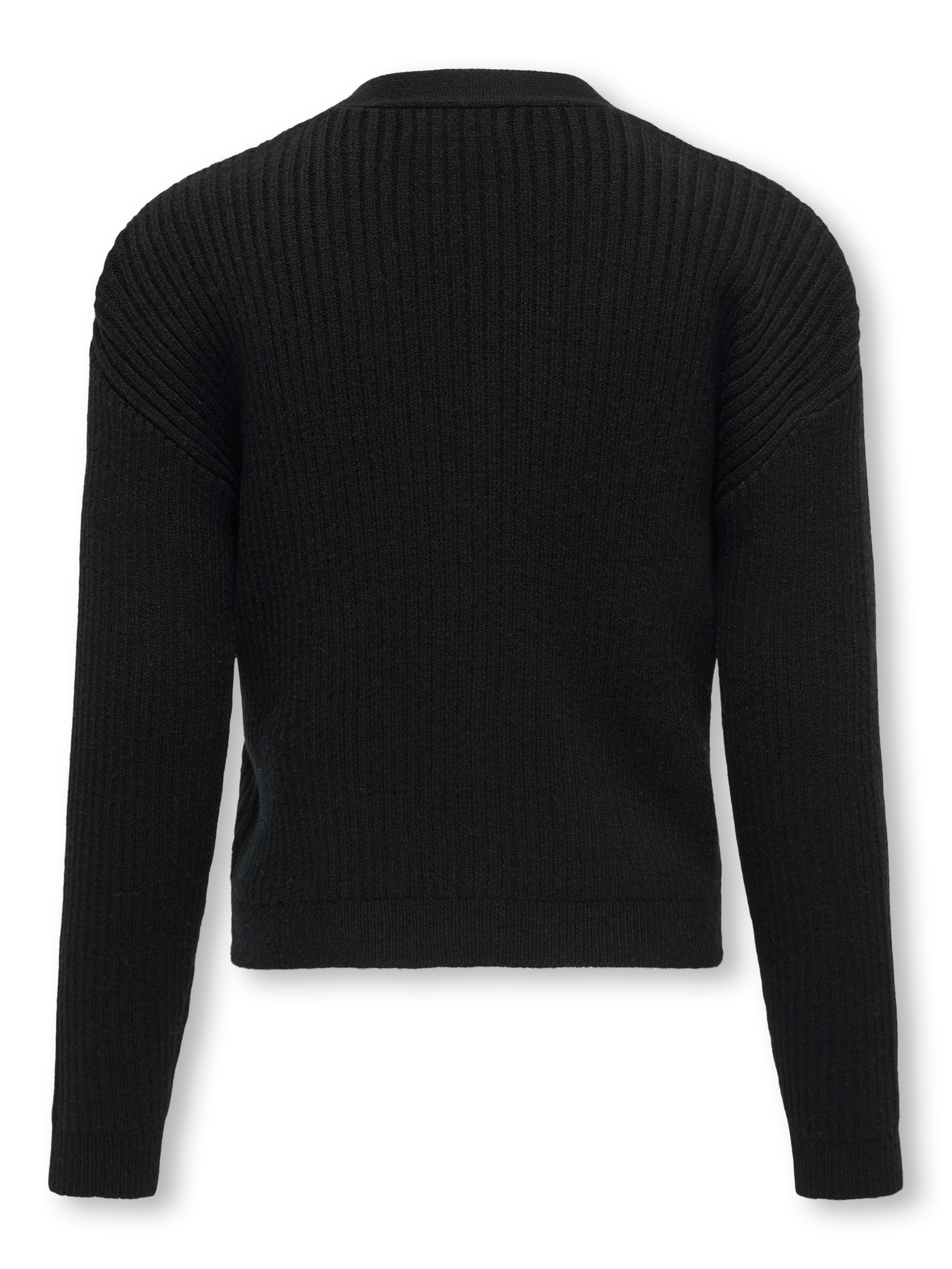 KOGMANDY Strickjacke Black