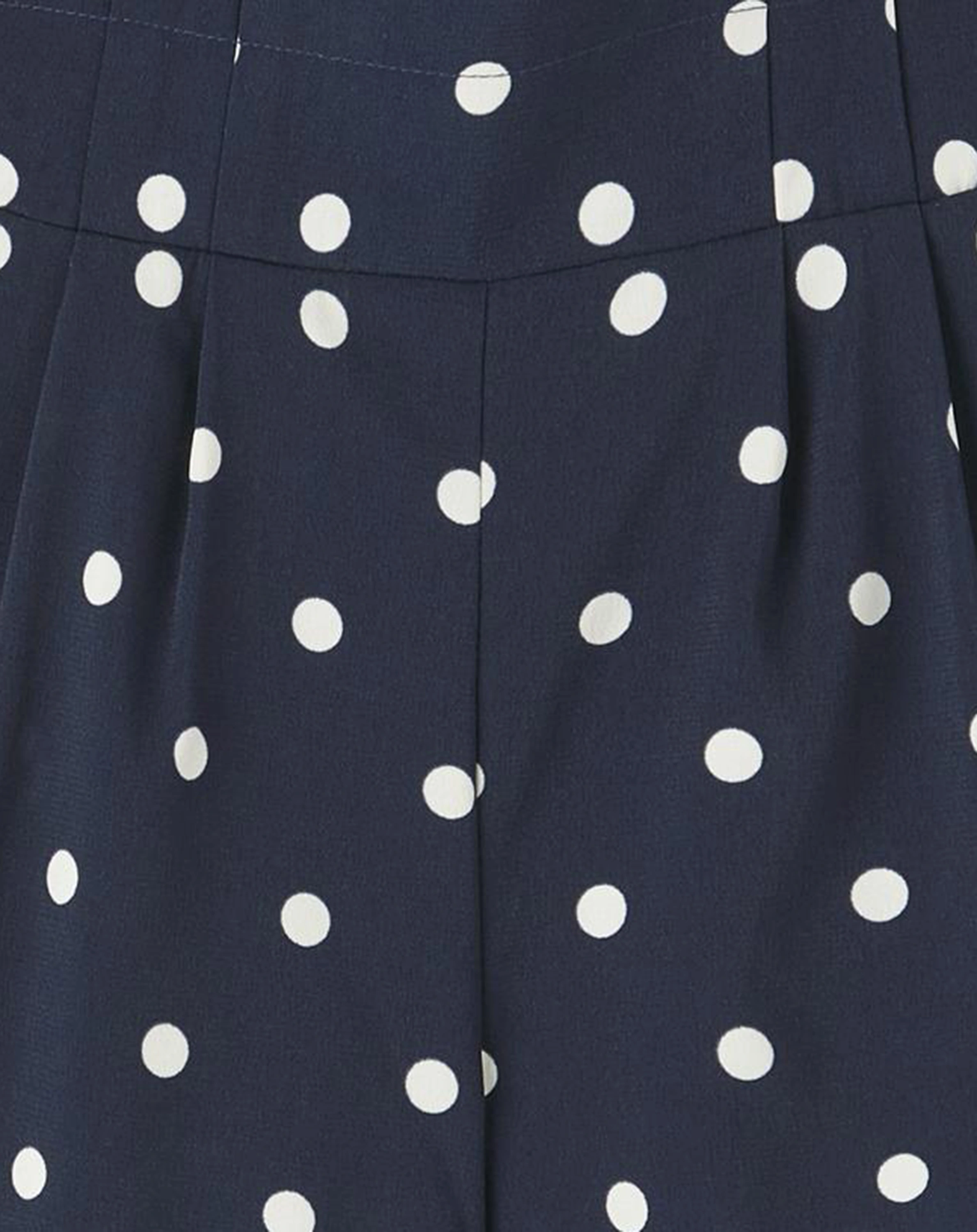 Paperbag-Shorts NKFFANN gepunktet in dark sapphire