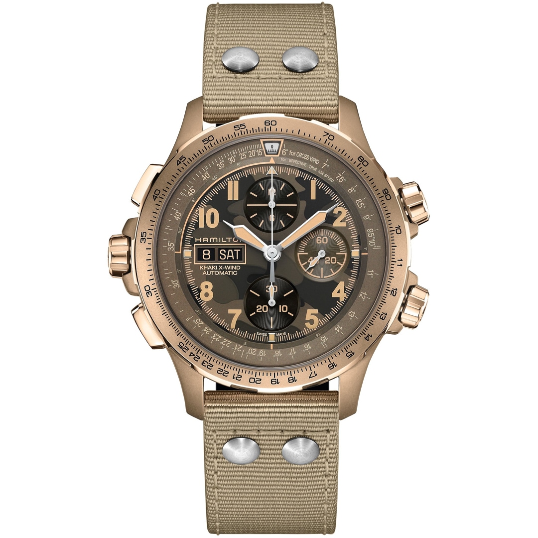 Hamilton Khaki X-Wind Auto Chrono Sand Camouflage