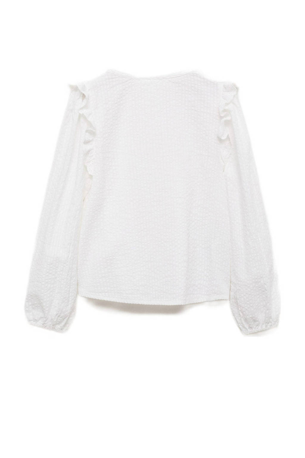 Mango Kids blouse lichtbeige