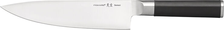 Fiskars SENSEI KOKKEKNIV, 19CM Sort & sølv