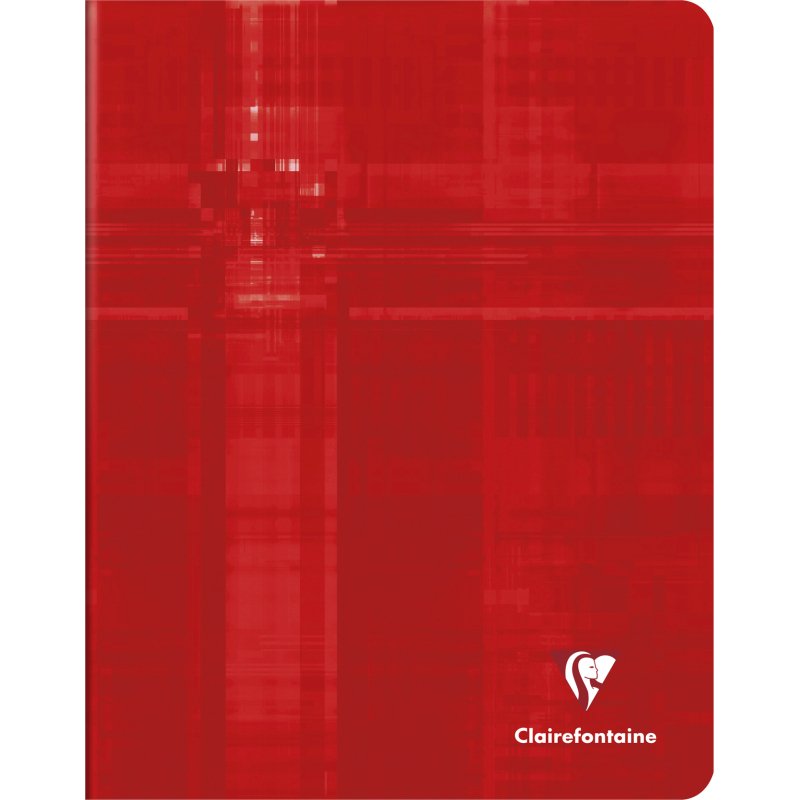 Cahier piqué Clairefontaine Metric 16,5 x 21cm assorti - grands carreaux - 96 pages