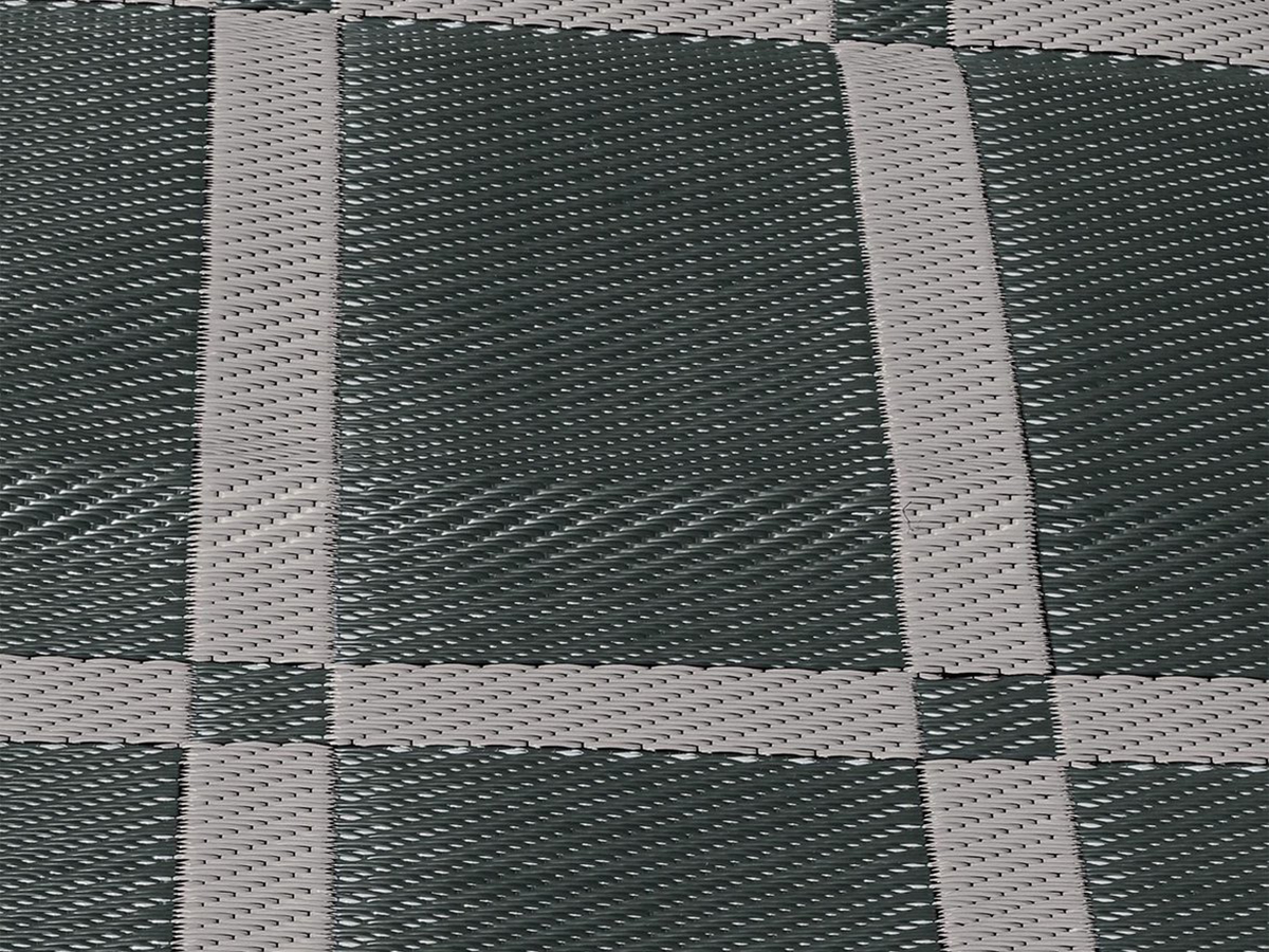 Eurotrail 400 x 250 Patio Mat - Black/Grey