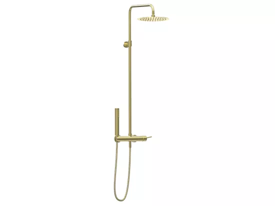 Kiwo colonne de douche mécanique or - Essebagno