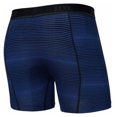 Boxer Saxx Kinetic L-C Mesh Brief Variegated Stripe Bleu