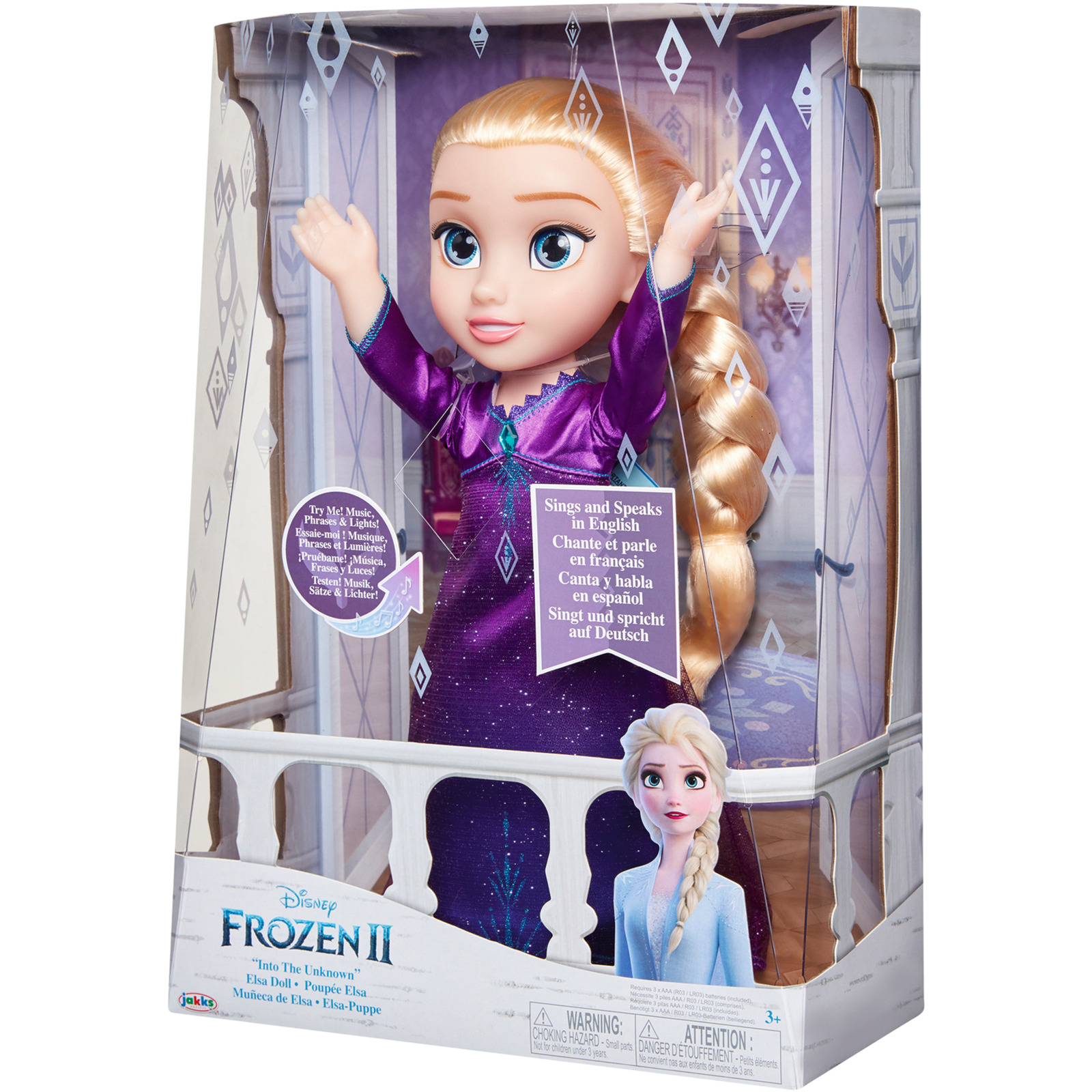 Jakks Pacific Die Eiskönigin 2 Puppe Elsa mit Funktion
