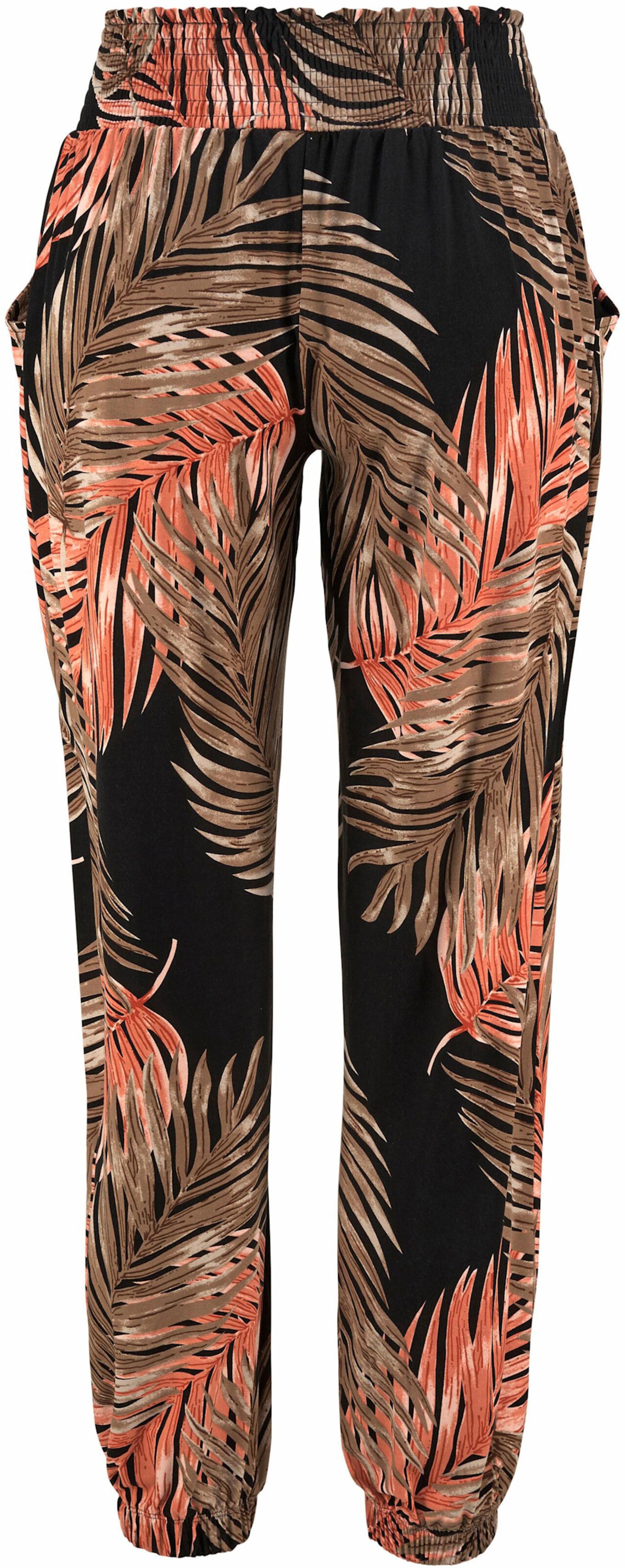 LASCANA Strandhose in braun-orange