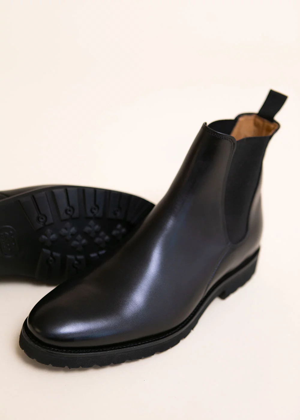 CHELSEA BOOTS PATRIZIO CUIR NOIR
