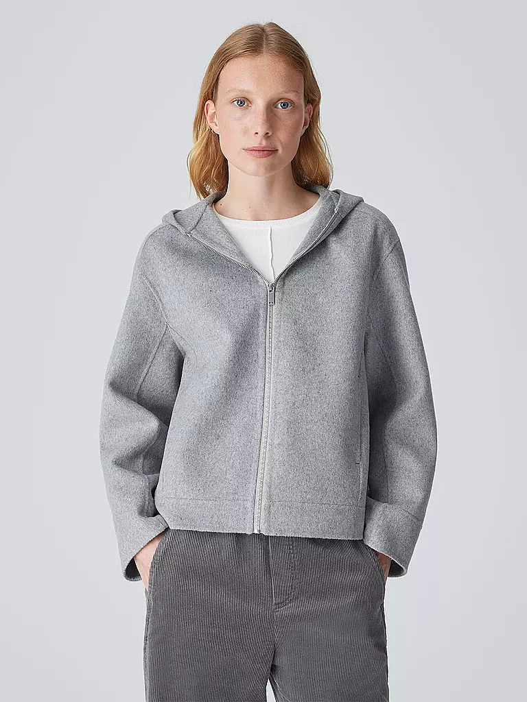 OPUS Wolljacke JETTY grau