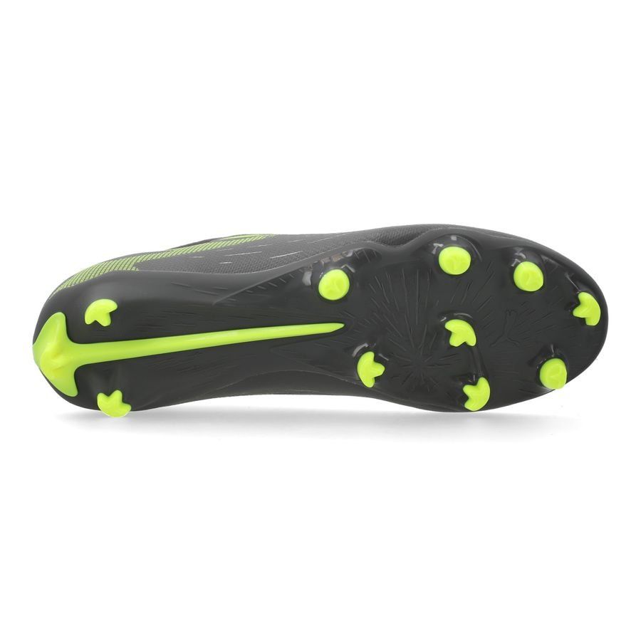 PUMA Ultra 5 Match   Laceless FG/AG Audacity - Matte Aged Silver/Jaune/Argenté Enfant