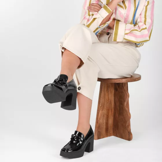 Mocassins NOIR MERRY SCOTT