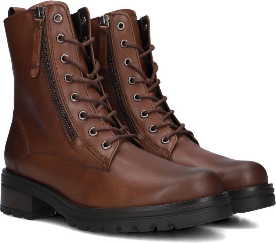 GABOR Veterboots Dames 785.1 Maat: 44 Materiaal: Leer Kleur: Camel