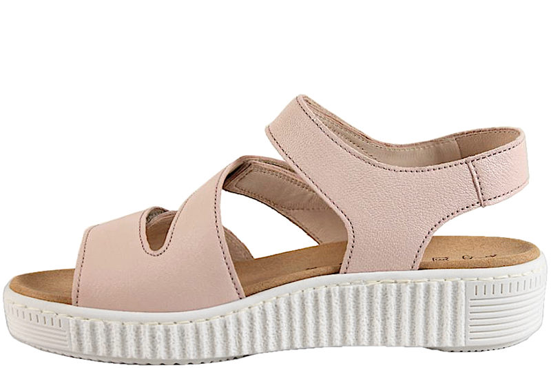 GABOR LET SANDAL I ROSA GLAT SKIND