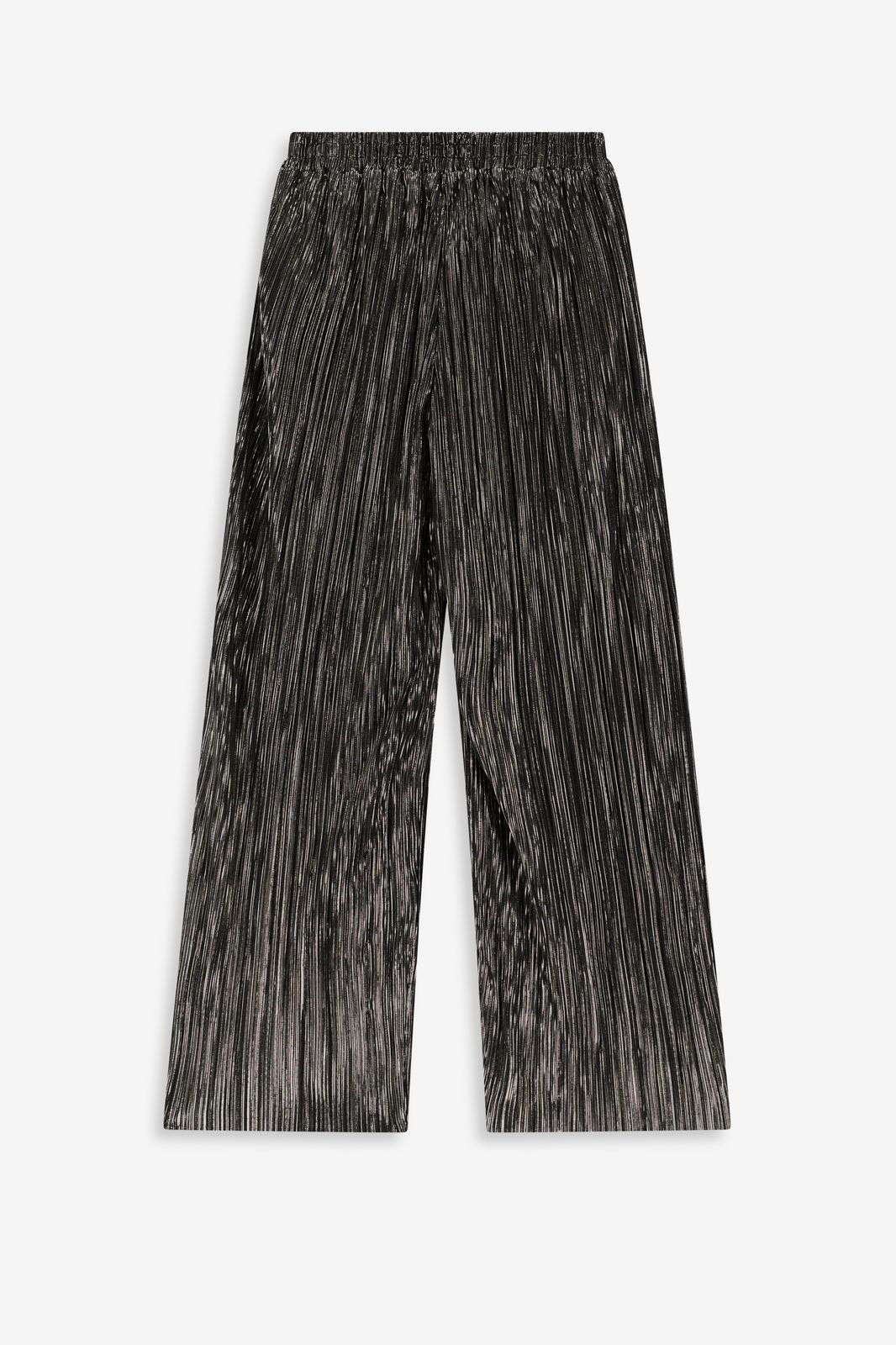 Goudkleurige plissé broek