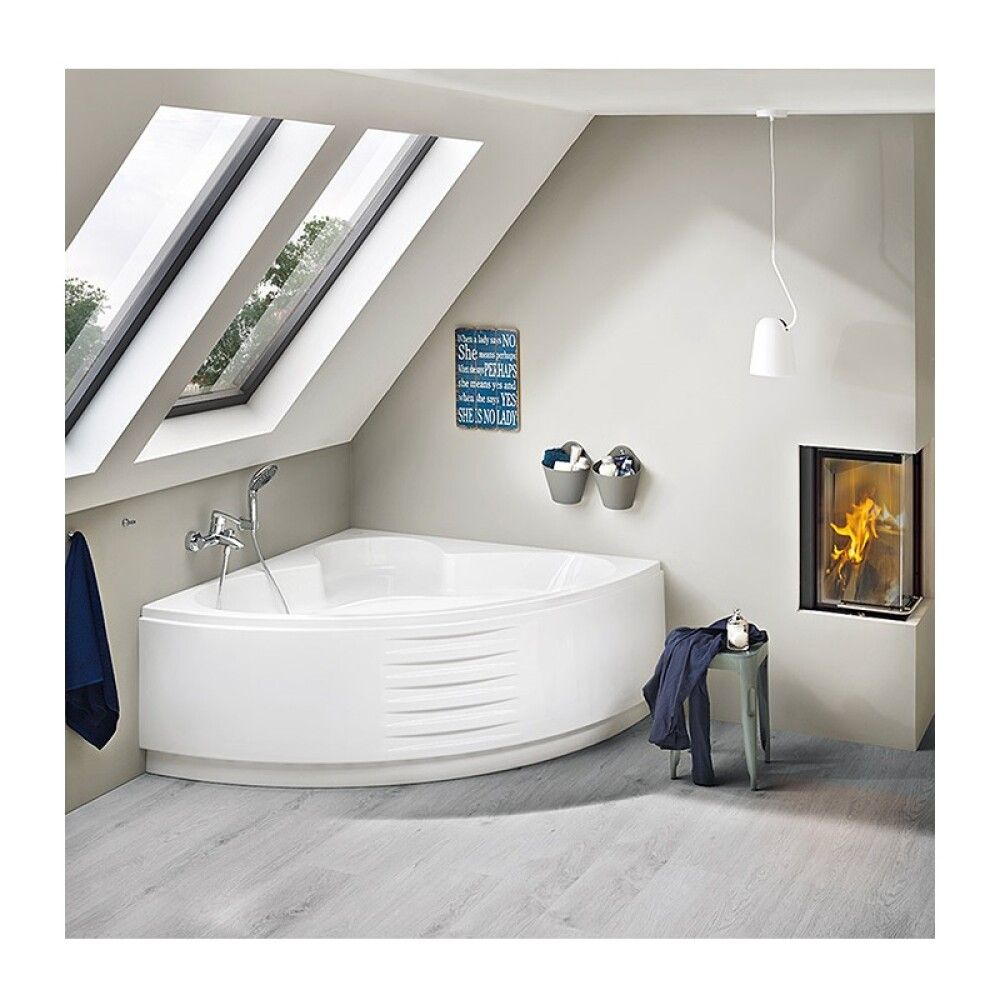 BADEKAR CAMARGUE NIMES HJØRNE 140X140CM